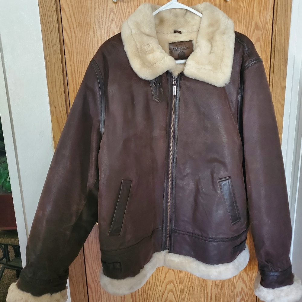 Women's Brown leather coat